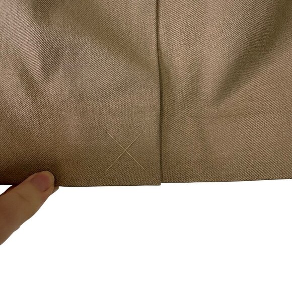 NWT Banana Republic Tan Cotton Stretch Pencil Skirt Work Professional Size 8 - Picture 9 of 9